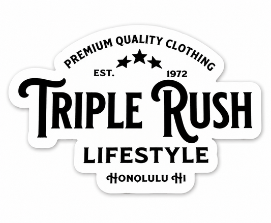 Triple Rush Lifestyle Sticker